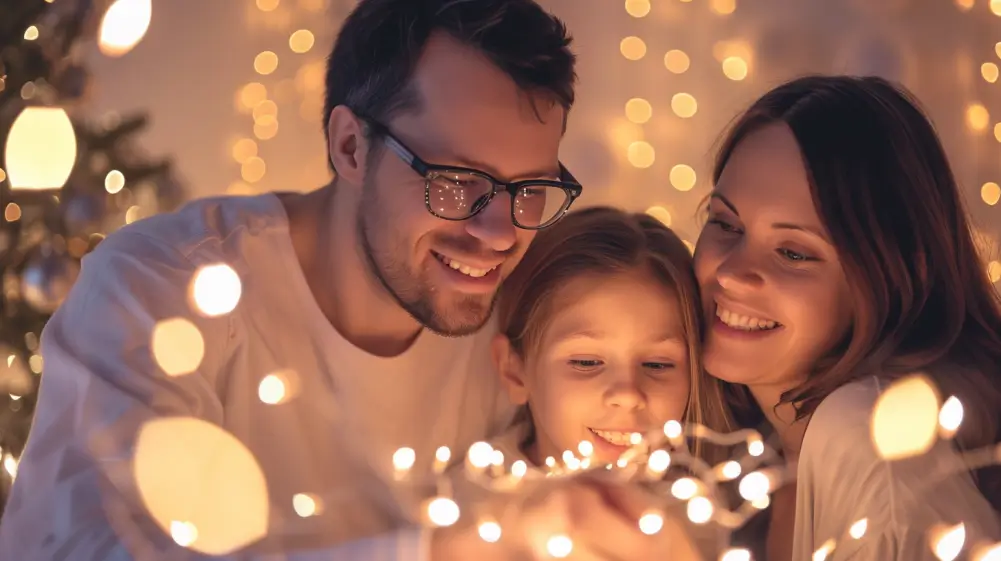 Familj som installerar LED-lampor för att sänka elkostnaden, räkna ut elkostnad villa